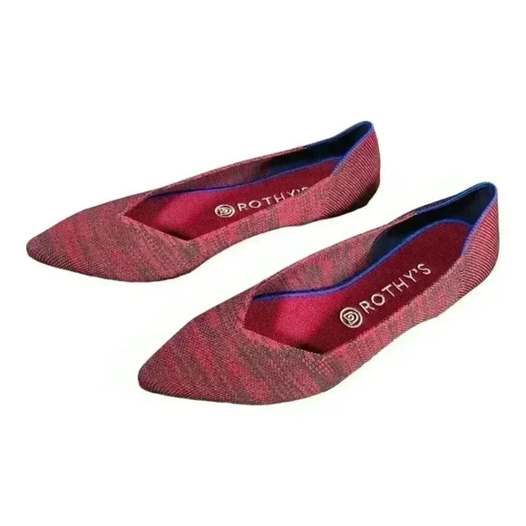 Rothys Pointed Toe Flats - Stylish Women's Ballet Shoes - Sustainable Comfort - Picture 3 of 8
